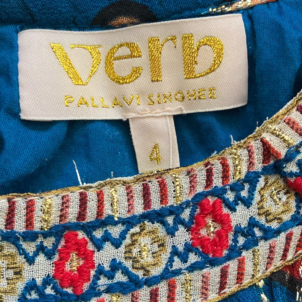 NWT Anthropologie Verb by Pallavi Singhee Alice Mini Dress - Picture 7 of 8